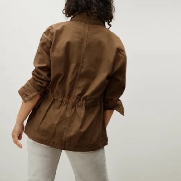 Everlane chore light brown women’s jacket size medium - Picture 2 of 8